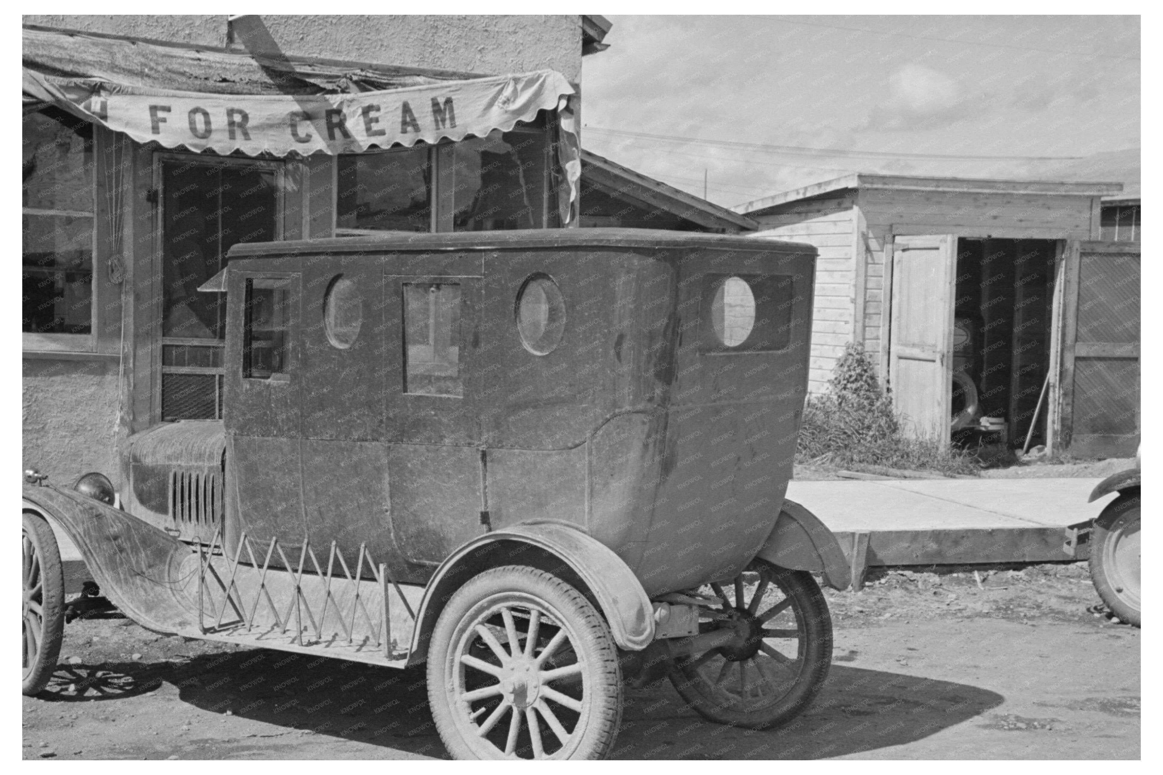 Model T Ford in Cook Minnesota August 1937