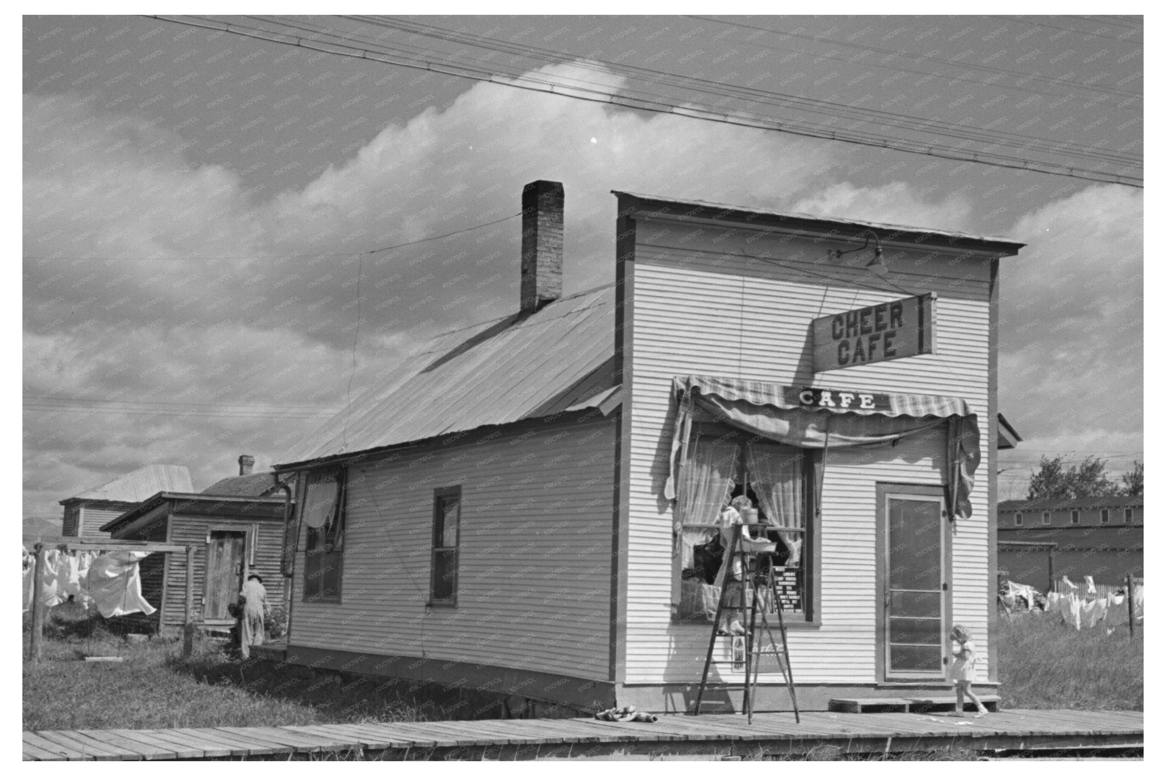 Cheer Cafe Exterior Cook Minnesota August 1937