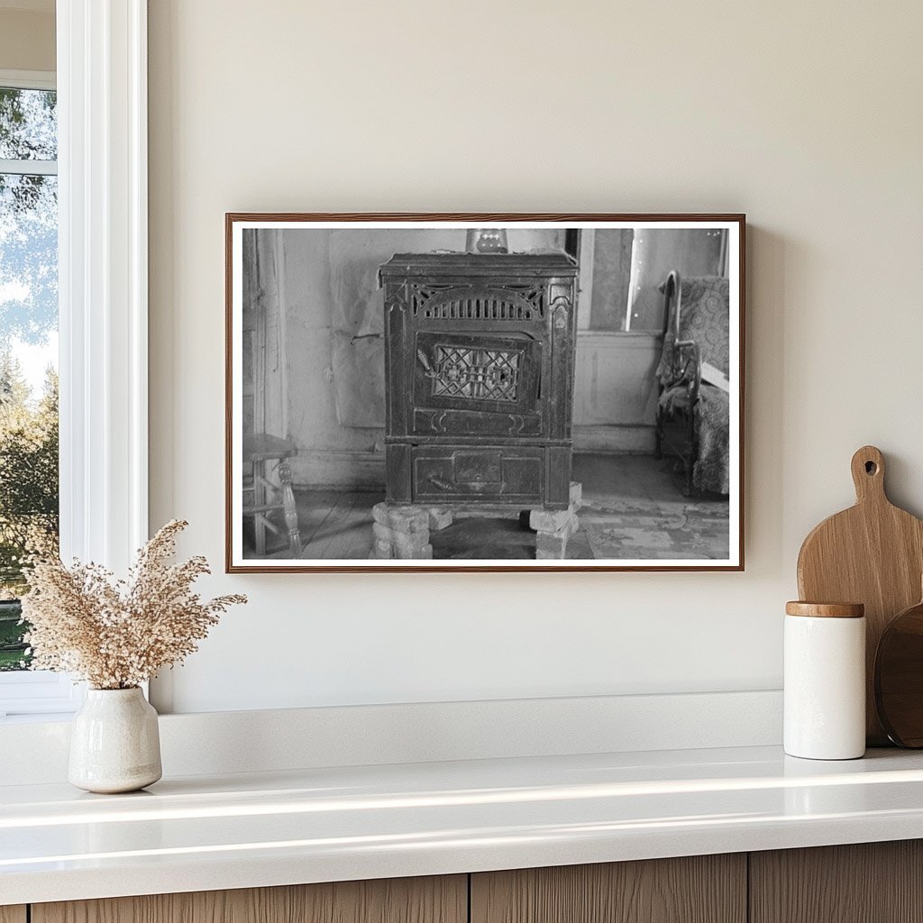 Heater in William Huravitchs Home North Dakota 1937