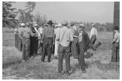 S.W. Sparlin Auction Orth Minnesota August 1937 Photo