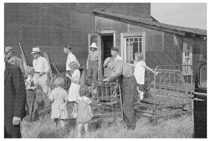 Vintage 1937 Photo of Rural Life in Orth Minnesota