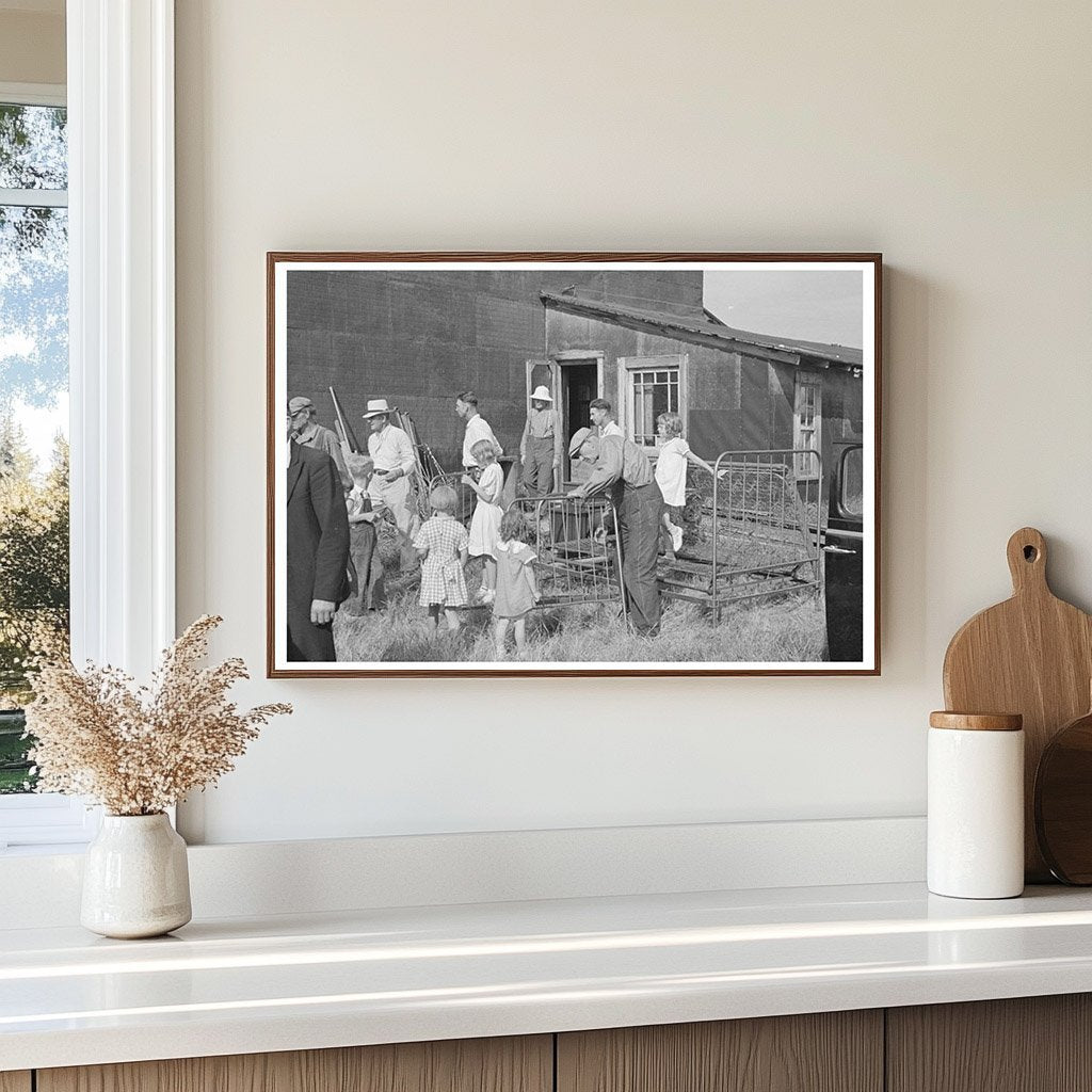 Vintage 1937 Photo of Rural Life in Orth Minnesota