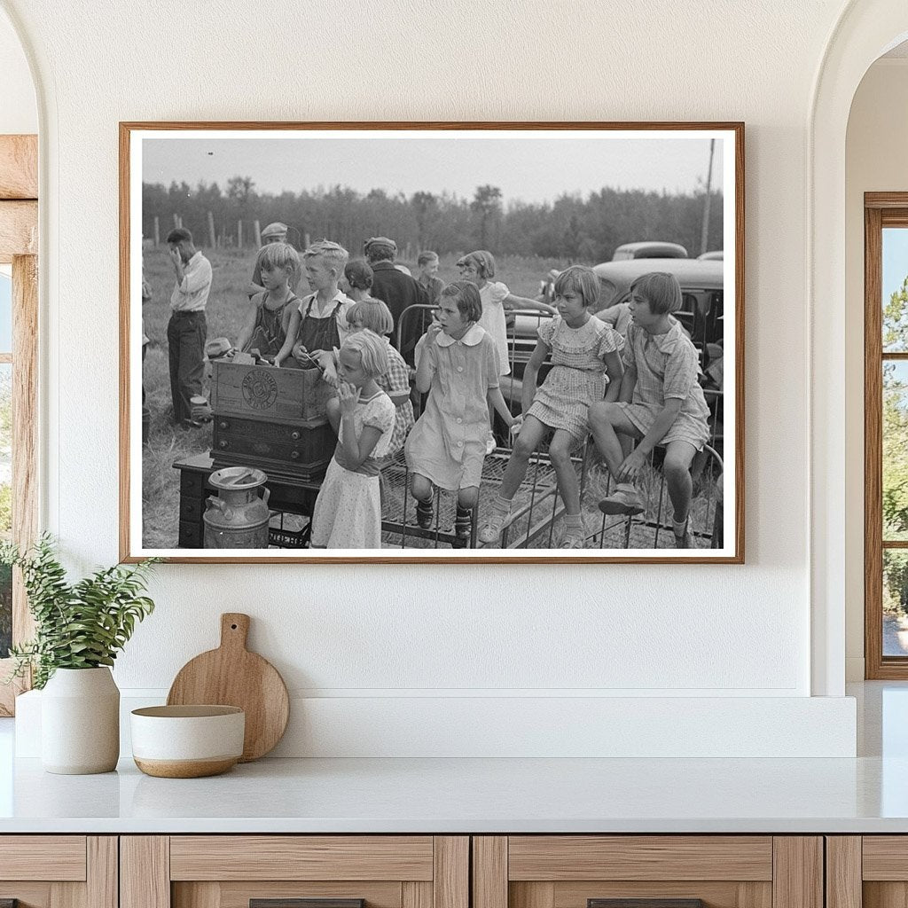 Children at Auction in Orth Minnesota August 1937