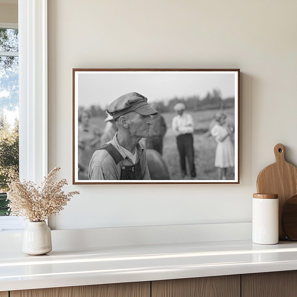 Old Farmer at S.W. Sparlin Auction Orth Minnesota 1937