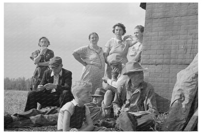 Farmer at S.W. Sparlins Auction Sale Orth Minnesota 1937