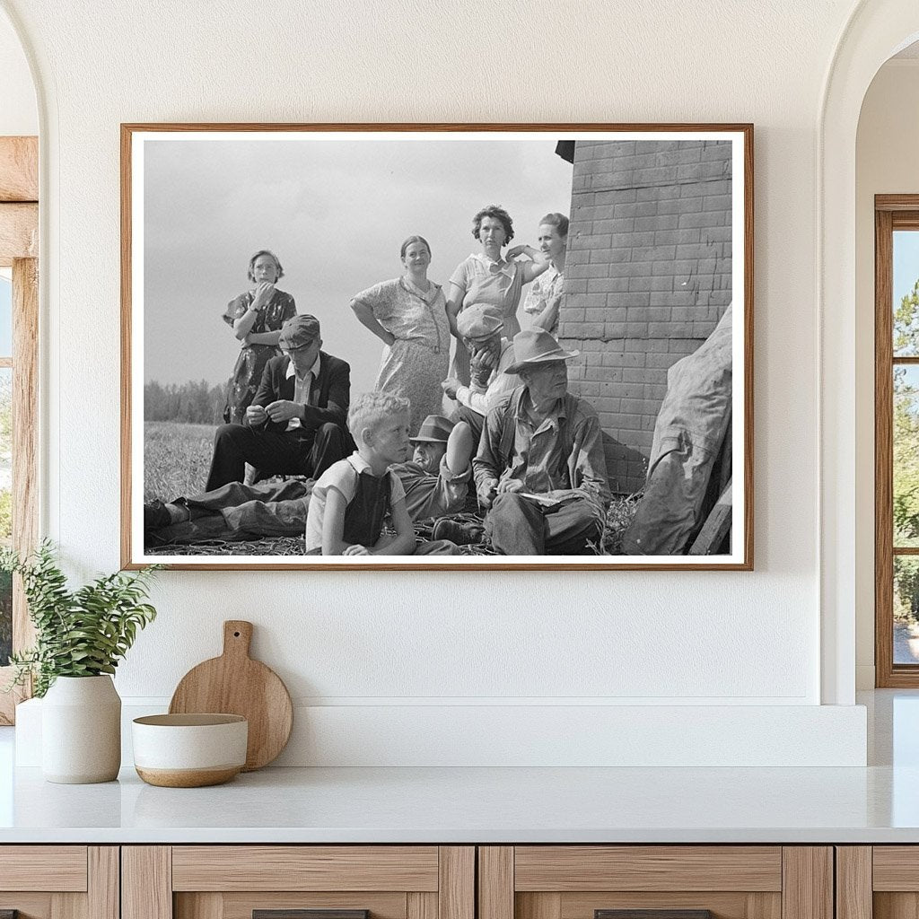 Farmer at S.W. Sparlins Auction Sale Orth Minnesota 1937