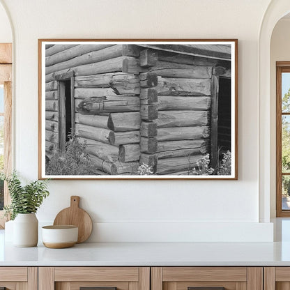 Log Cabin Detail Gheen Minnesota August 1937