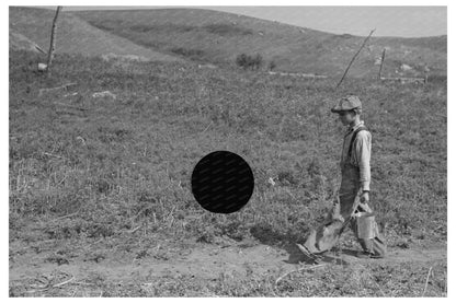 William Huravitch and Son Transporting Water North Dakota 1937