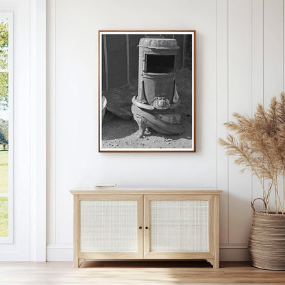Vintage Stove in North Dakota Home September 1937