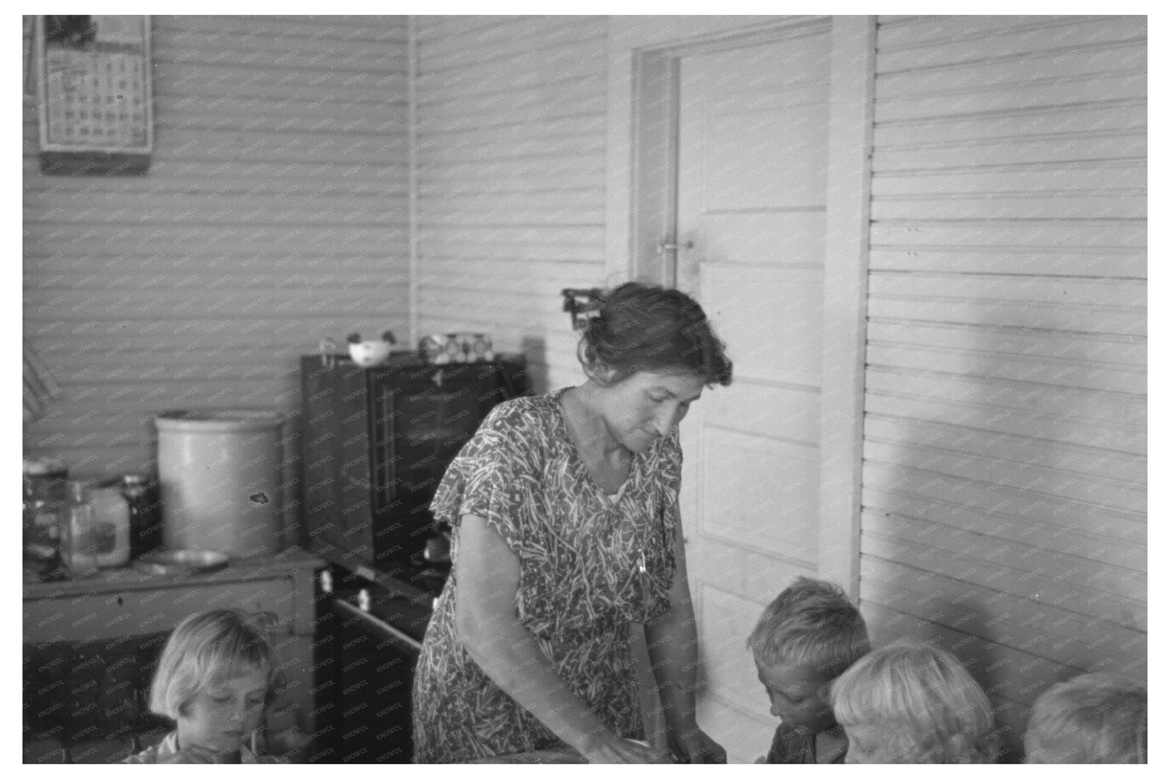 Young Girl in North Dakota September 1937 Vintage Photo