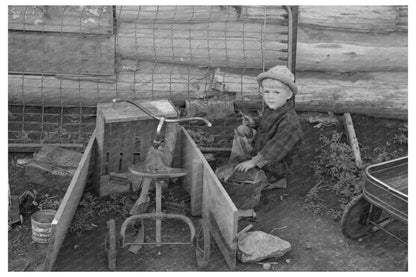 William Huravitchs Son North Dakota 1937 Vintage Photo