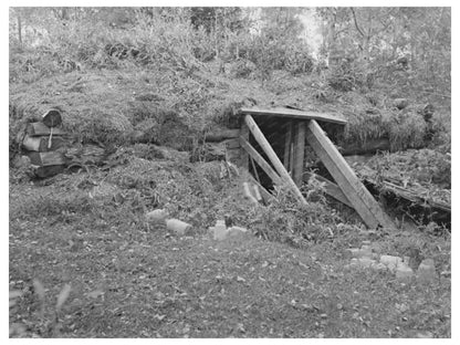 Root Cellar on Farm in Northome Minnesota 1937