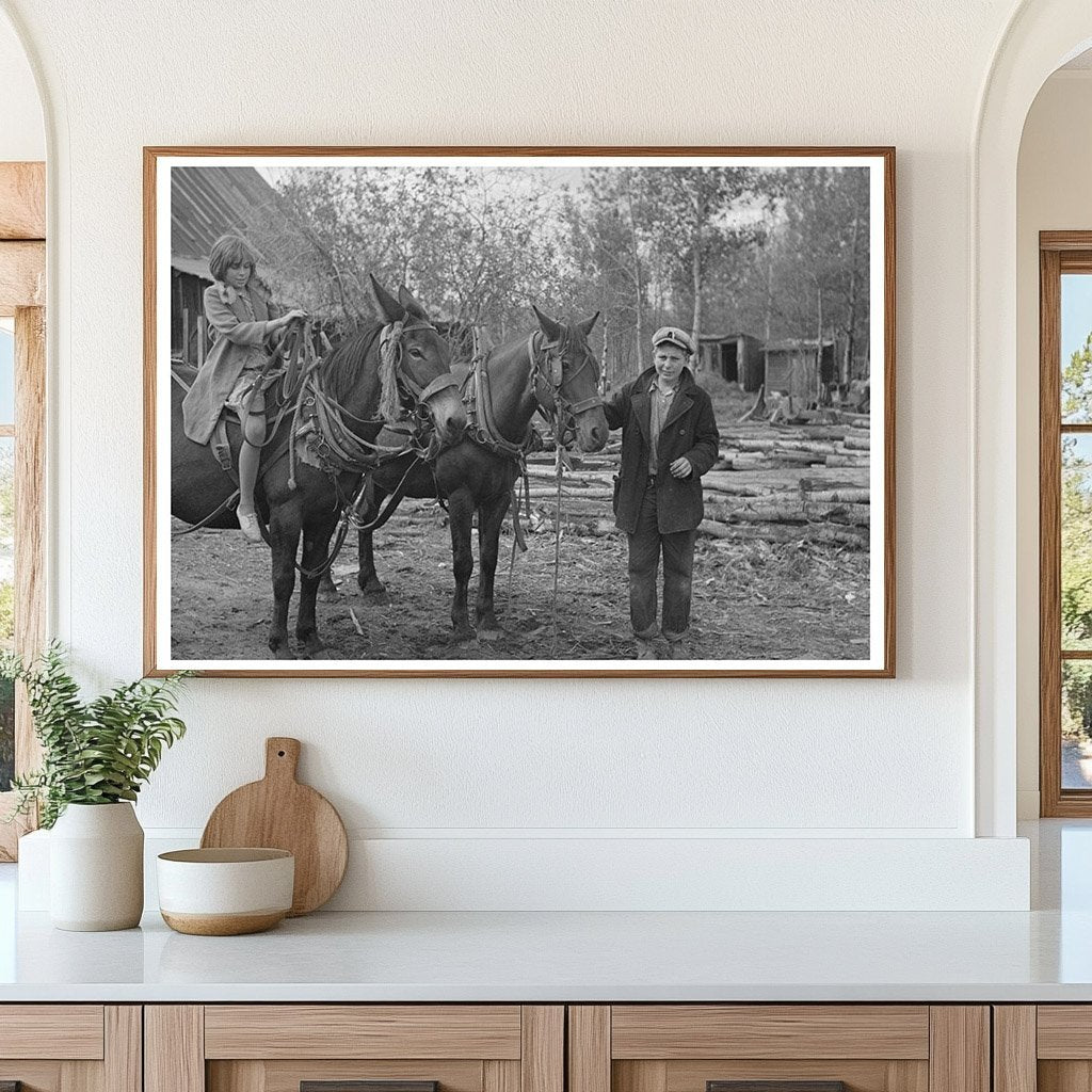 Vintage Northome Minnesota Rural Life Scene 1937