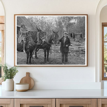 Vintage Northome Minnesota Rural Life Scene 1937