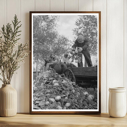 Worker Operating Beet Unloading Machine East Grand Forks 1937