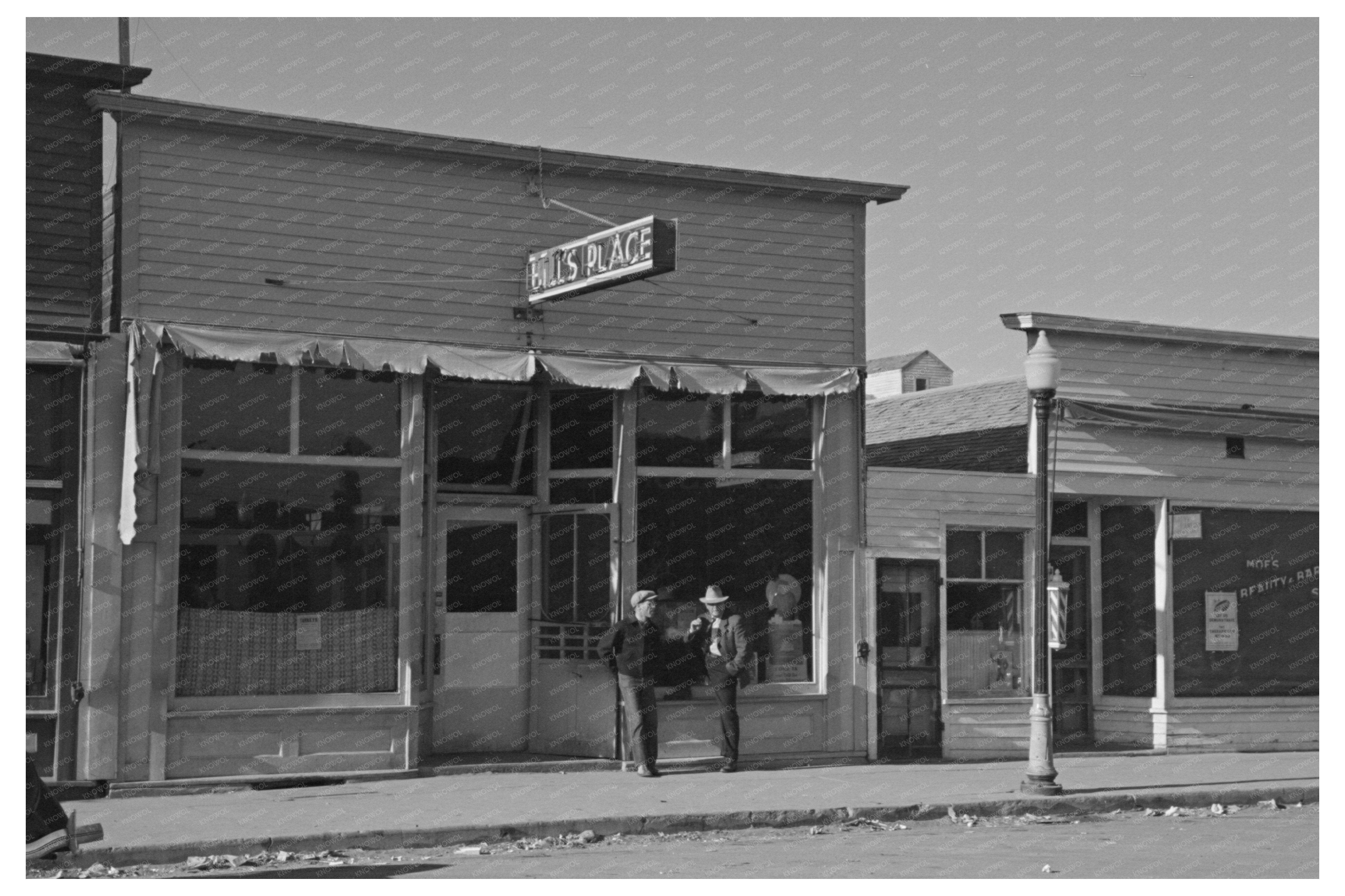 Vintage Store in Plentywood Montana November 1937