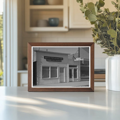 Vintage Store Building in Plentywood Montana 1937