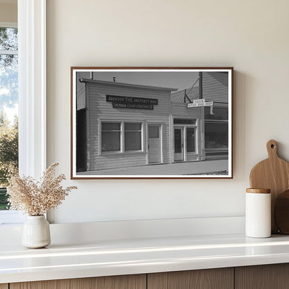 Vintage Store Building in Plentywood Montana 1937