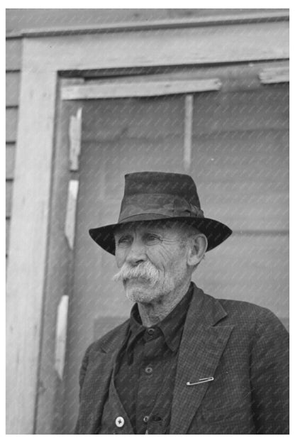 Vintage Sheep Herder in Sheridan County Montana 1937