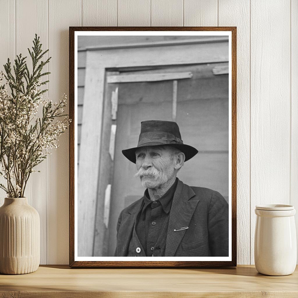 Vintage Sheep Herder in Sheridan County Montana 1937