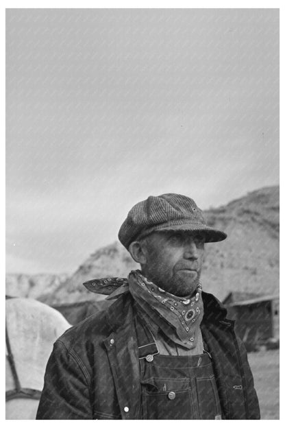 Farmer in Chaps Sheridan County Montana 1937