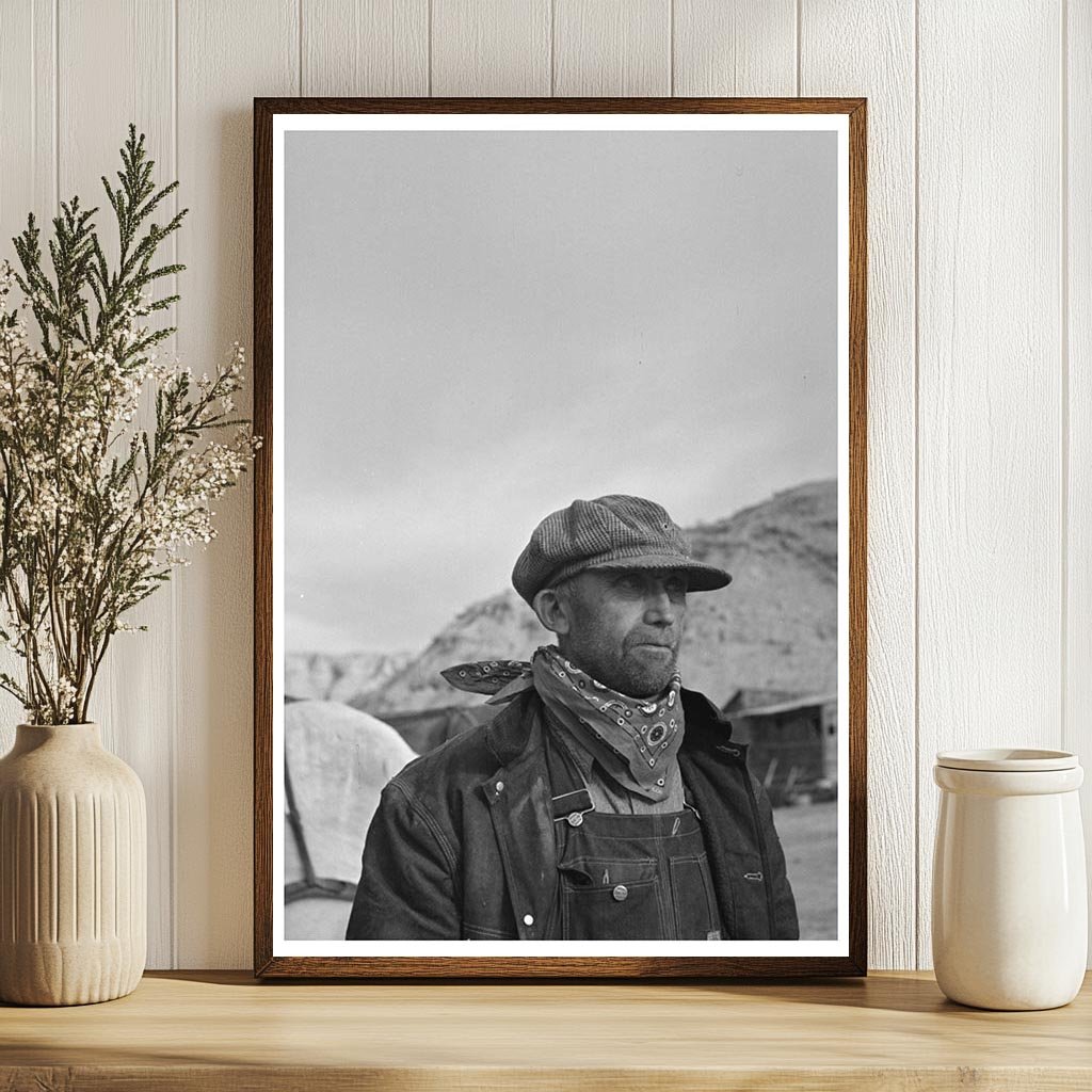 Farmer in Chaps Sheridan County Montana 1937