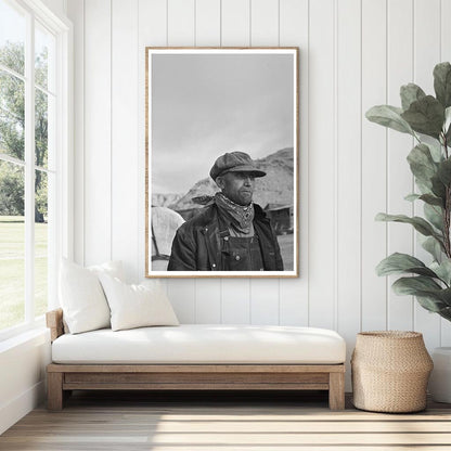 Farmer in Chaps Sheridan County Montana 1937