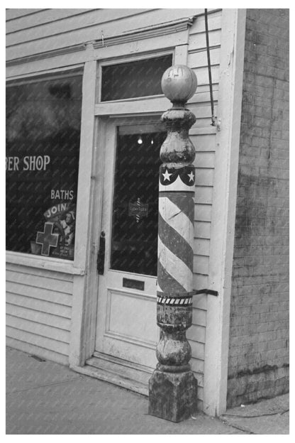 Vintage Barber Pole Belle Fourche South Dakota 1937