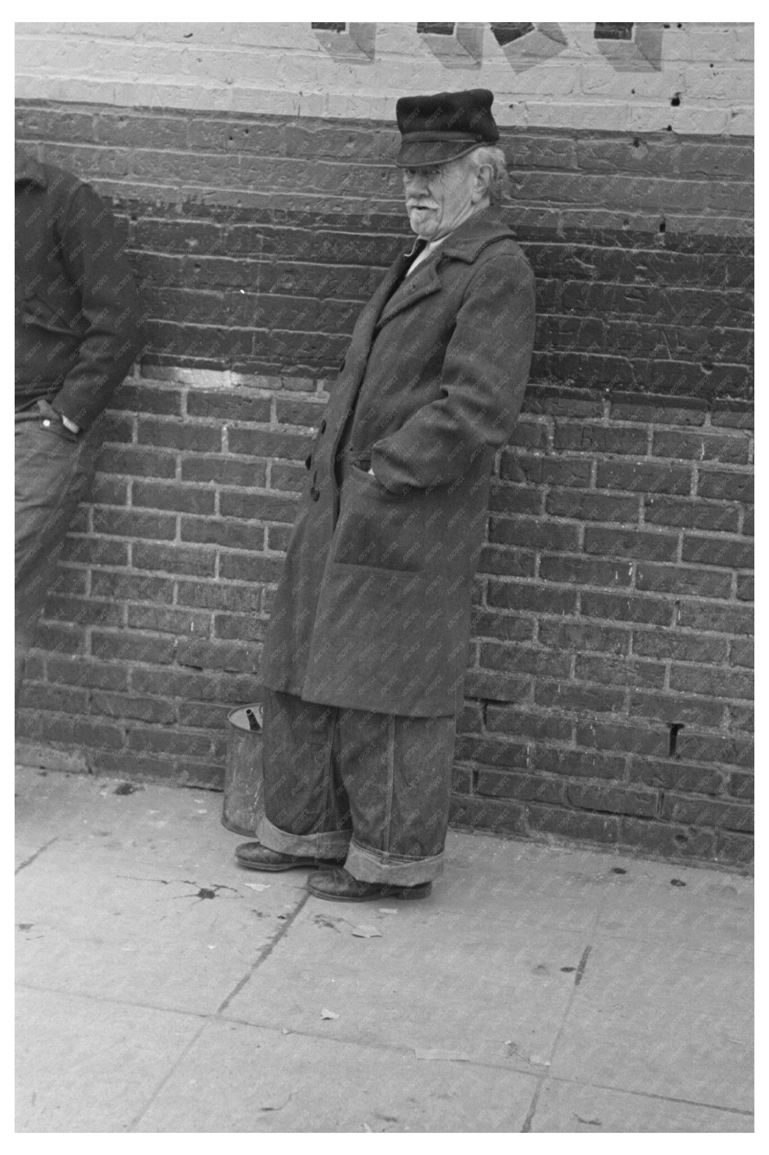 Farmer in Williston North Dakota 1937 Vintage Image