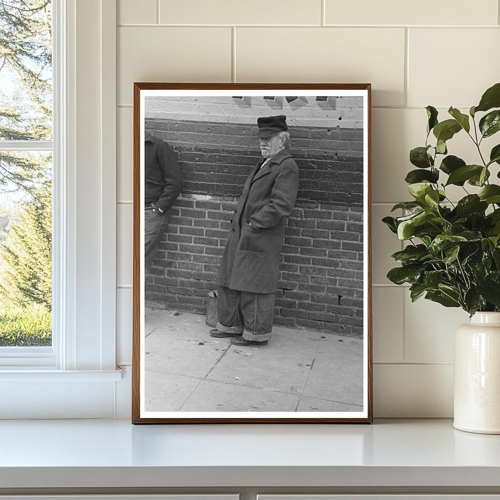 Farmer in Williston North Dakota 1937 Vintage Image