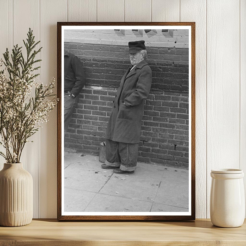 Farmer in Williston North Dakota 1937 Vintage Image