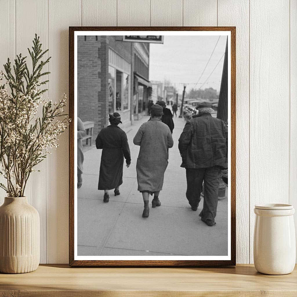 Farm Couple in Williston North Dakota October 1937