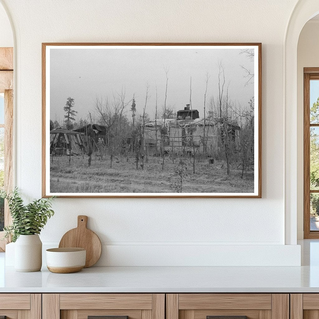 Vintage Farmhouse Photograph New Jersey January 1938