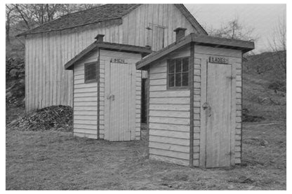 Vintage 1938 Privies Along Skyline Drive Shenandoah Park