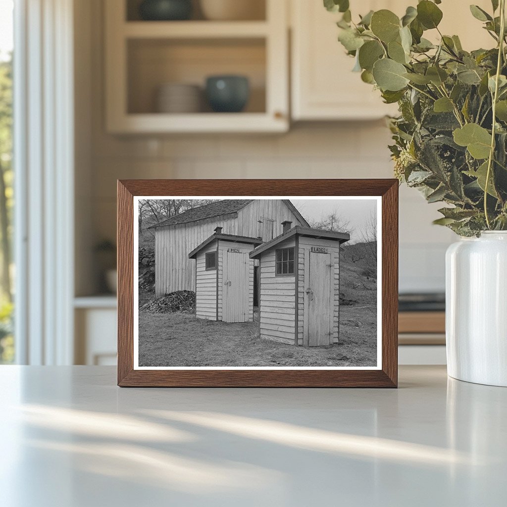 Vintage 1938 Privies Along Skyline Drive Shenandoah Park