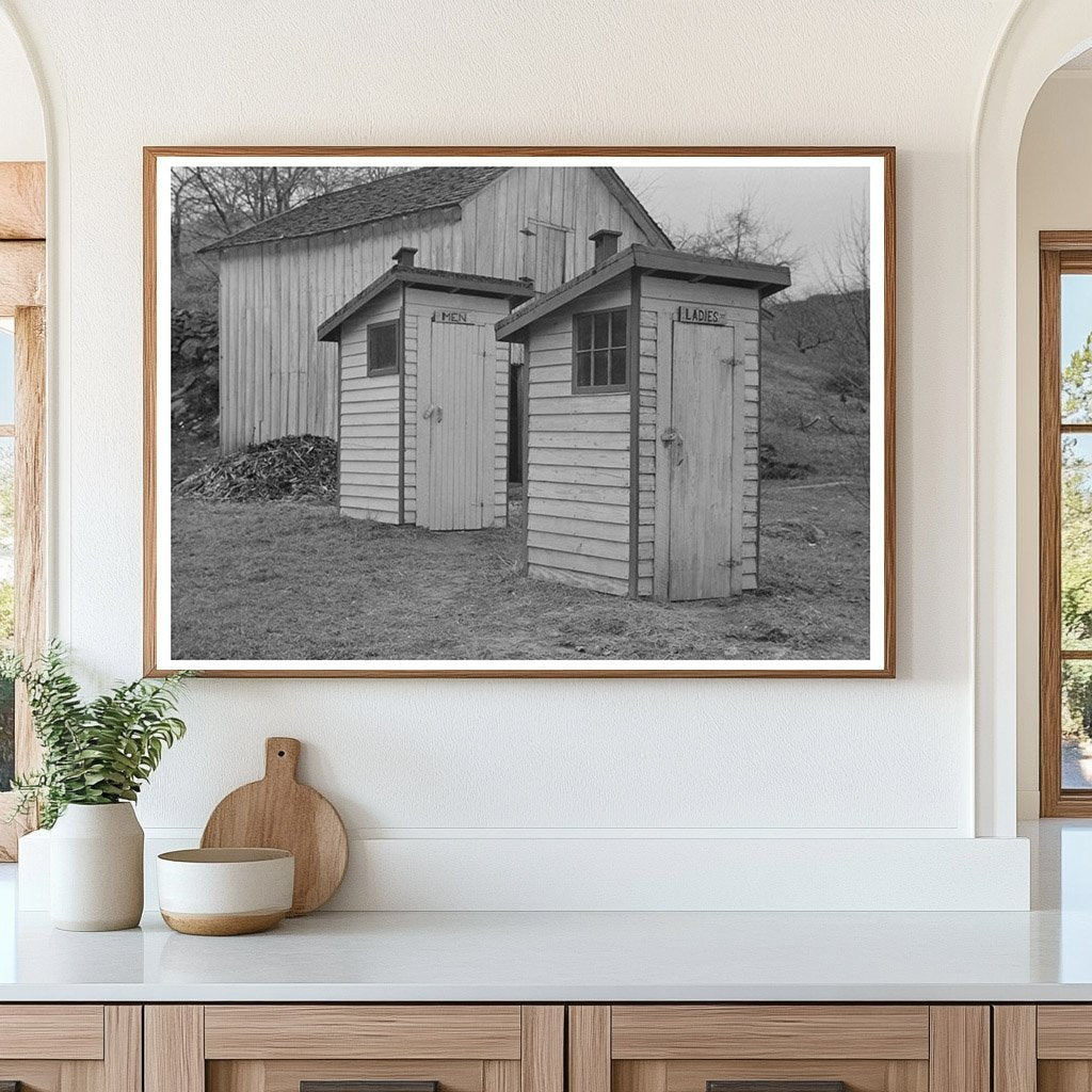 Vintage 1938 Privies Along Skyline Drive Shenandoah Park