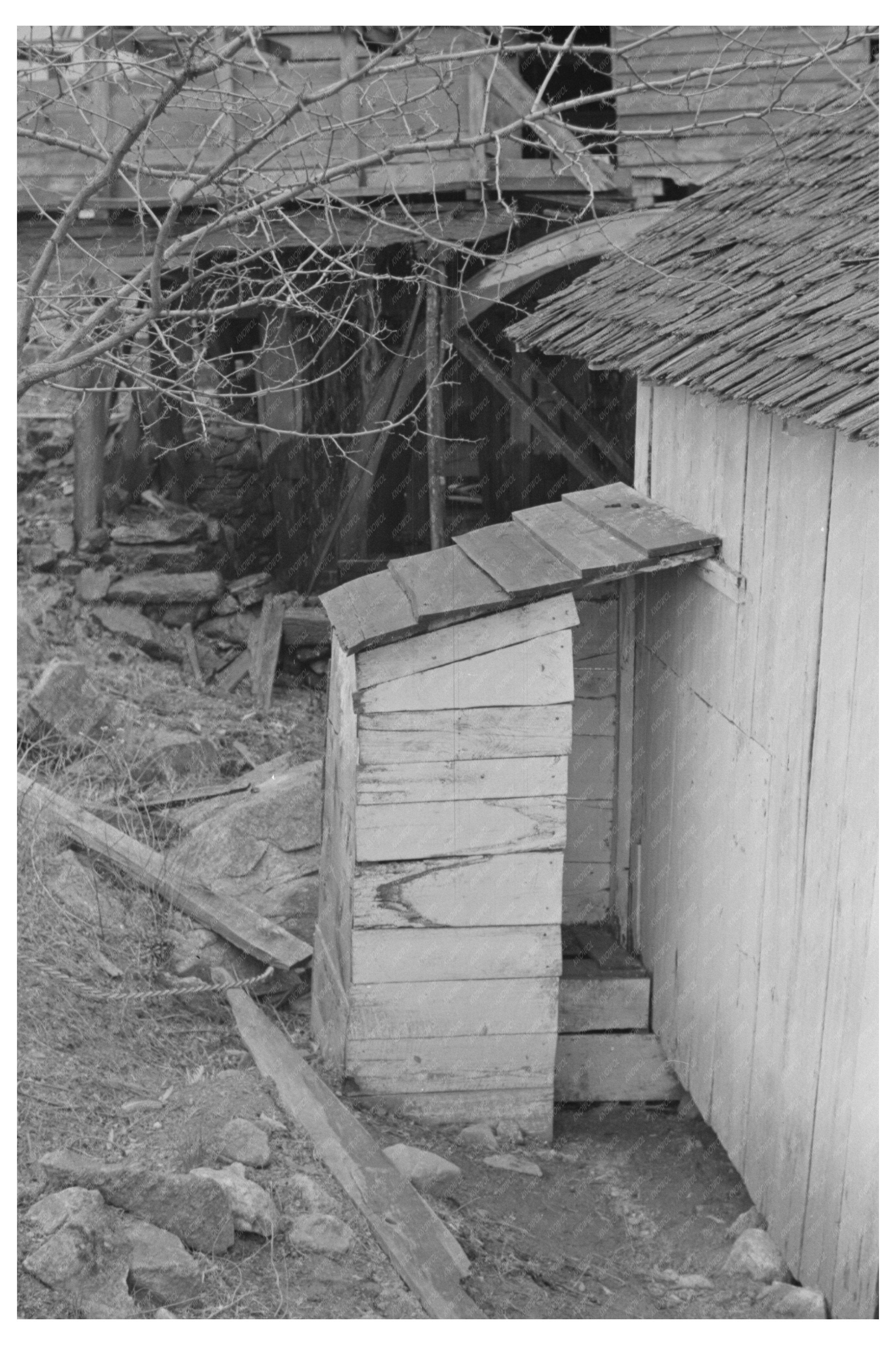 Vintage Privies Near Sawmill Shenandoah National Park 1938