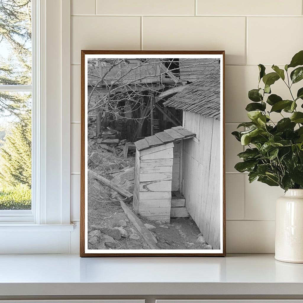 Vintage Privies Near Sawmill Shenandoah National Park 1938