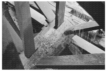 Waterwheel at Gristmill Virginia January 1938