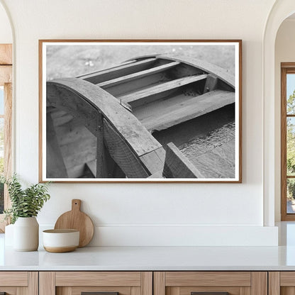 Waterwheel Detail at Virginia Gristmill January 1938