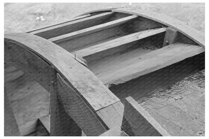 Waterwheel Detail at Shenandoah Gristmill January 1938