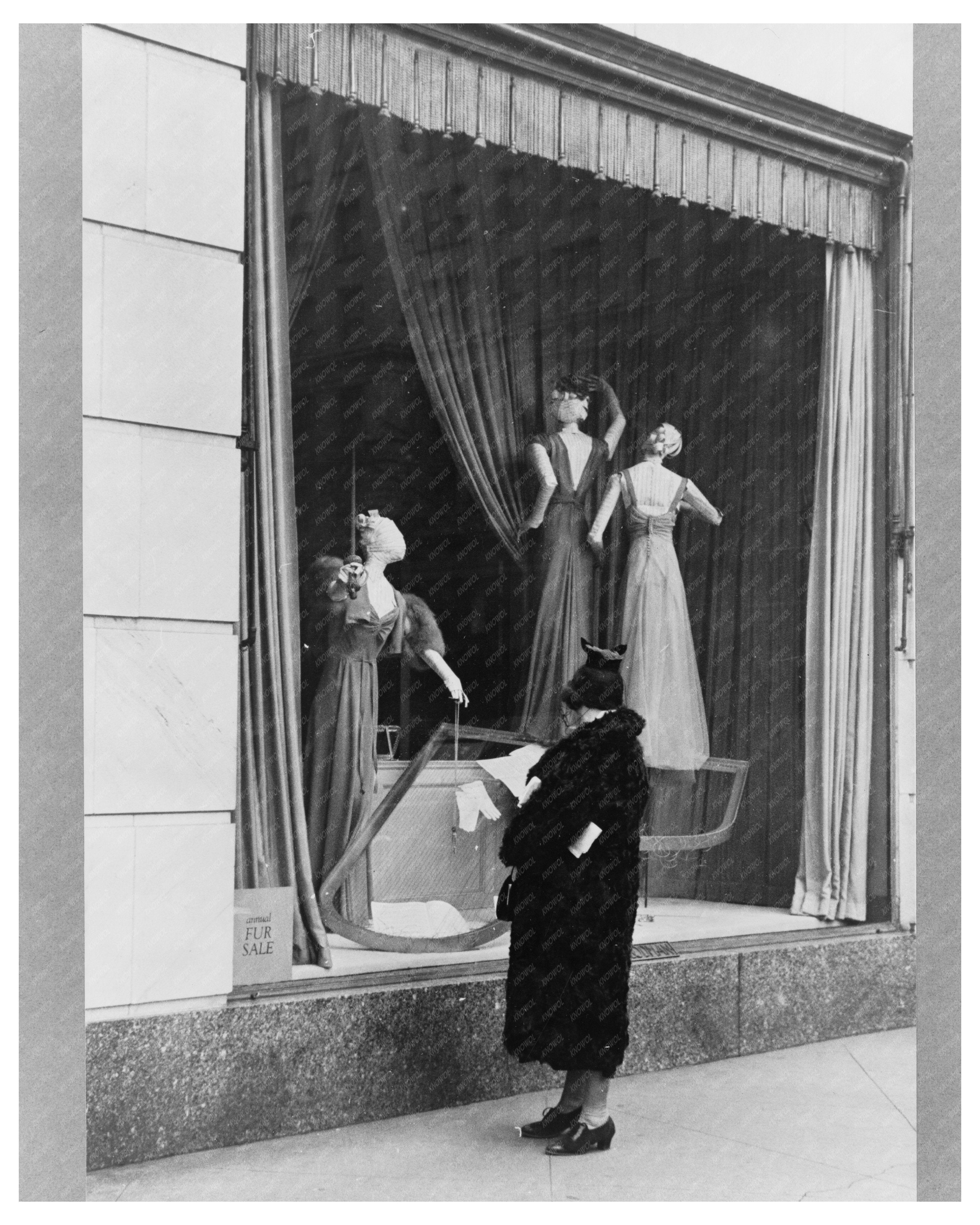 Vintage Bergdorf Goodman Window Display January 1938