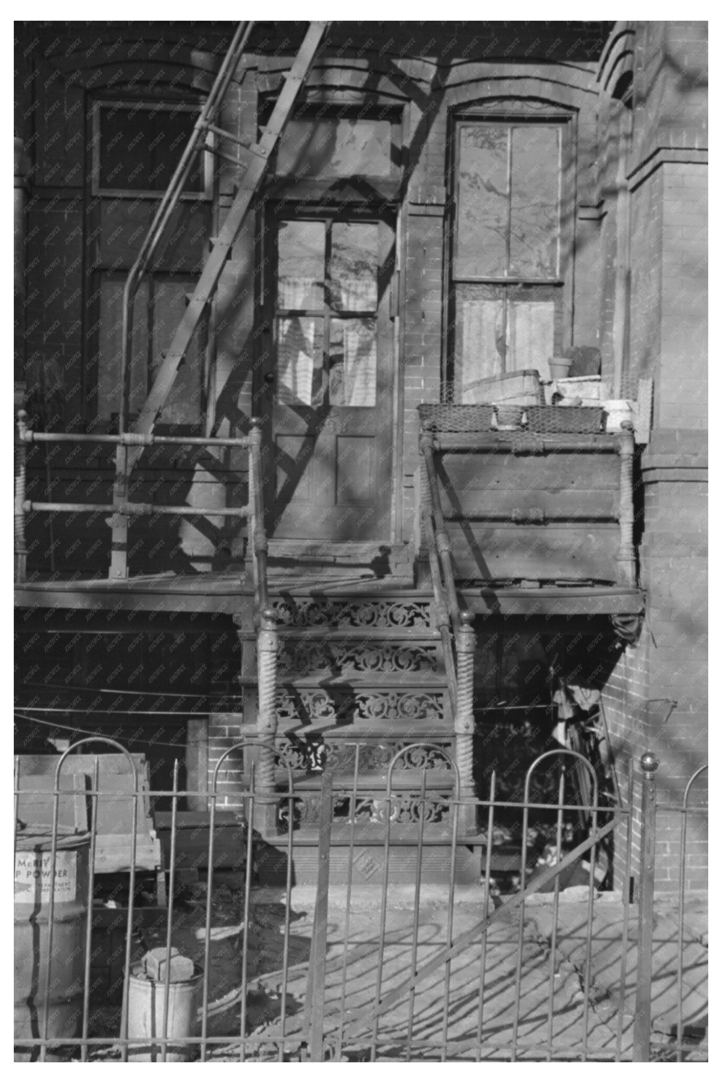 Eighteenth and L Streets Apartment Building January 1938