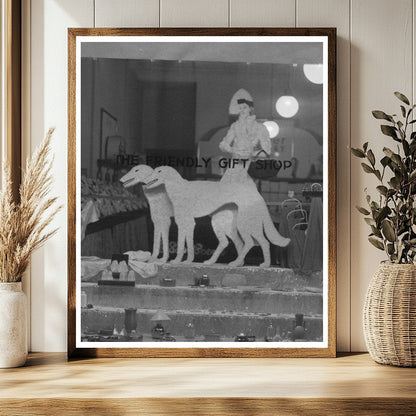 1938 Washington DC Gift Shop Window Vintage Photo