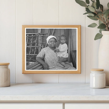 Mother and Child Preparing to Move to Missouri Farms 1938