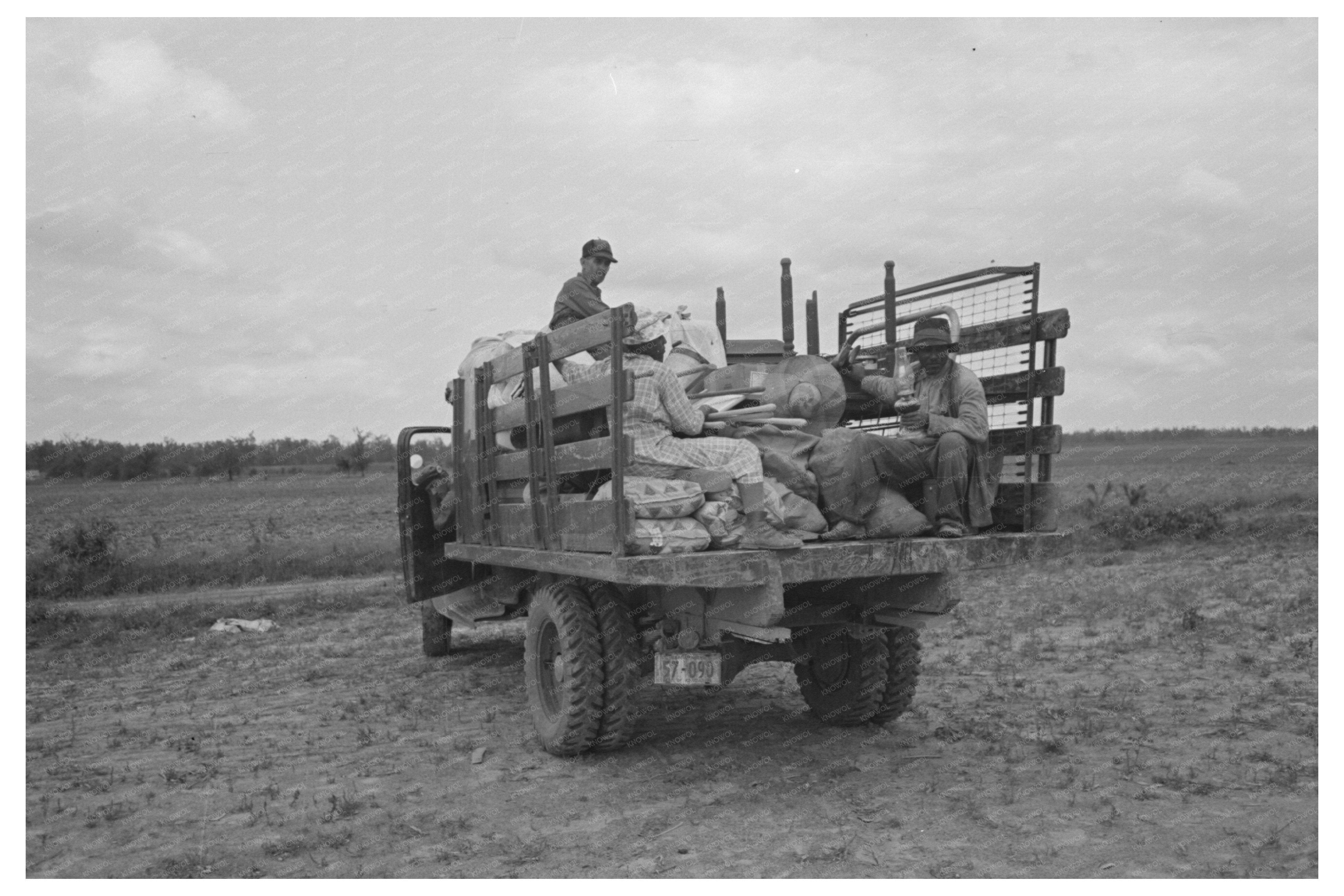 Vintage Sharecropper Moving Truck New Madrid County 1938