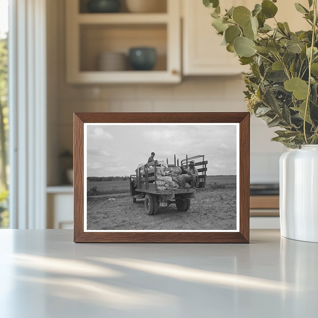 Vintage Sharecropper Moving Truck New Madrid County 1938