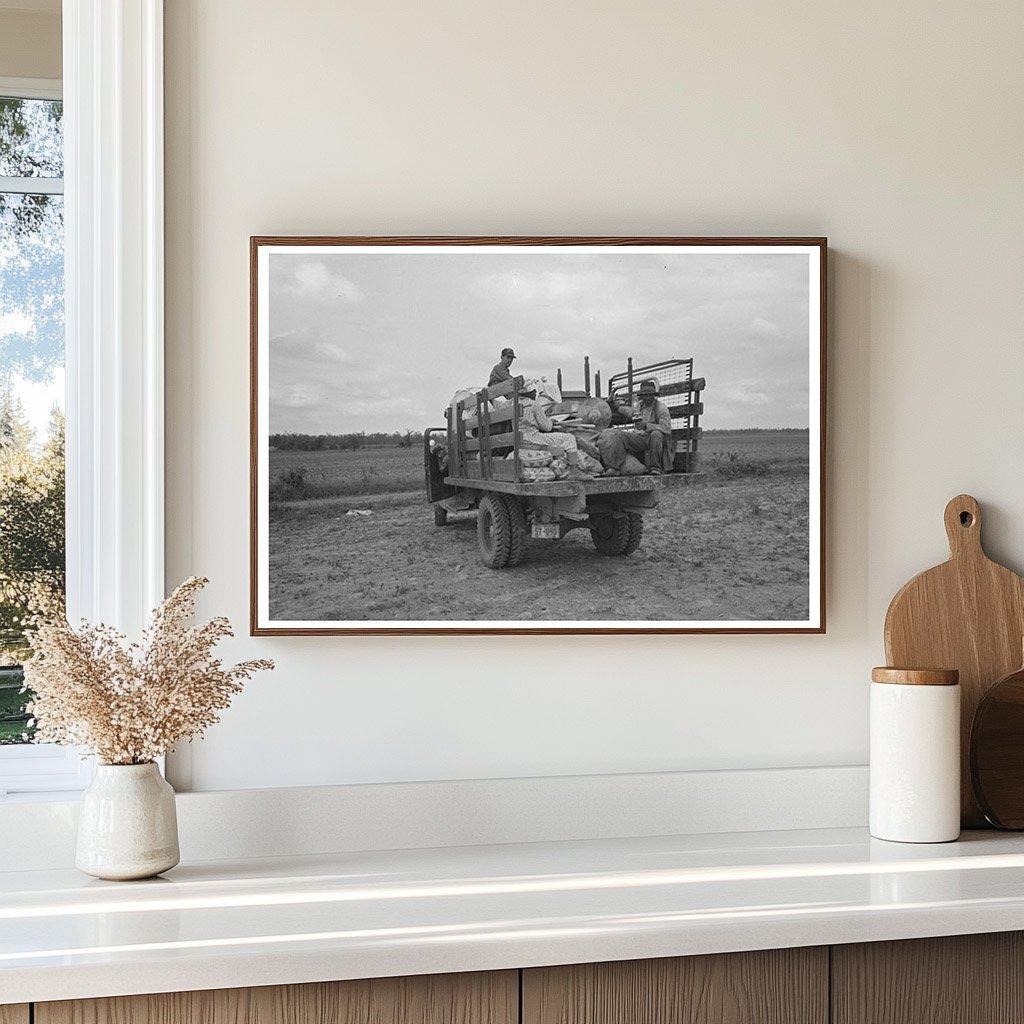 Vintage Sharecropper Moving Truck New Madrid County 1938