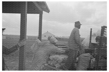 Vintage 1938 Truck Loading for Farm Security Administration