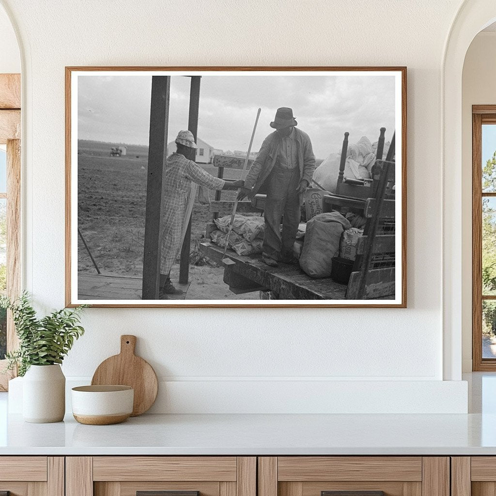 Truck Loading Operations in New Madrid County Missouri 1938